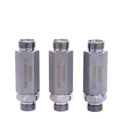 Valvola di flusso idraulica a 350 bar Valvola di scarico solenoide a senso unico in ferro