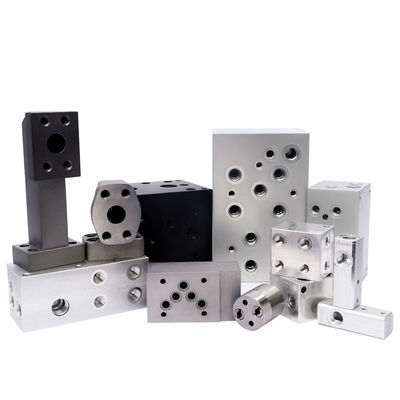 Manifold di valvola idraulica solenoide personalizzati con corpo di valvola in alluminio