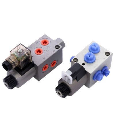 Valvola di controllo solenoide ad alta efficienza 6 via 2 posizione Valvola idraulica elettrica